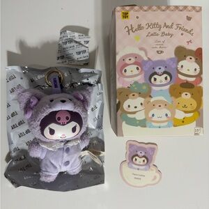 Hello Kitty And Friends Latte Baby Plush - Kuromi